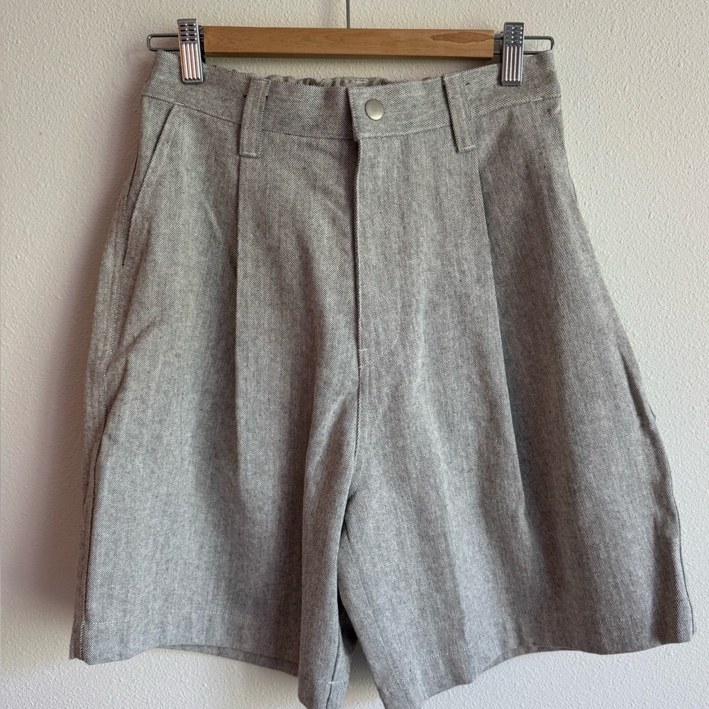 The Frankie Shop Lou Gray Shorts